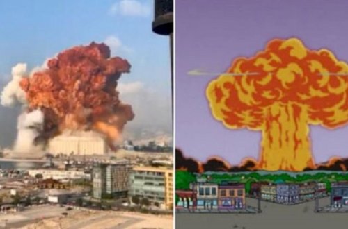 “Simpsonlar” Beyrutdakı partlayışı da “təxmin edib”? (FOTO)