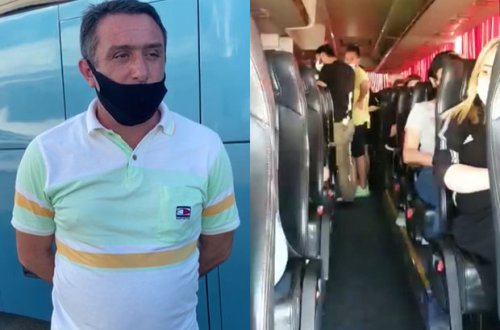 Azərbaycanda kişi 40 qohumunu bir avtobusda istirahətə apardı, postdan keçmək üçün isə... - VİDEO