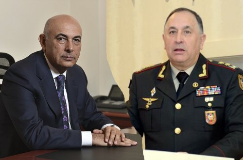 ƏDALƏT VƏLİYEV GENERAL KƏRİM VƏLİYEVLƏ GÖRÜŞÜB - Ordudakı vəziyyət müzakirə edilib