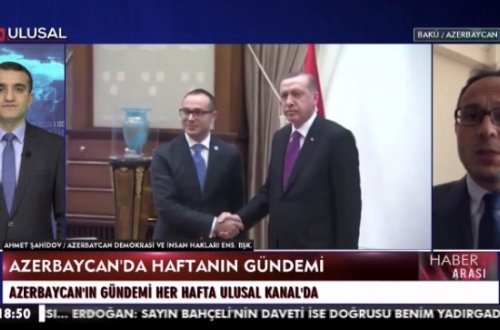 Millət vəkili Ramil Həsən Türkiyə televiziyasına danışdı, 