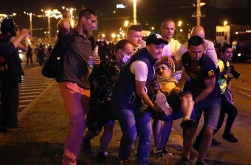 Belarusda gərginlik səngimir - FOTO/VİDEO