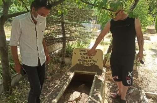 Ankarada məzar dəhşəti: Yaxınlarını ziyarətə gələnlər heyrətə düşdülər - VİDEO