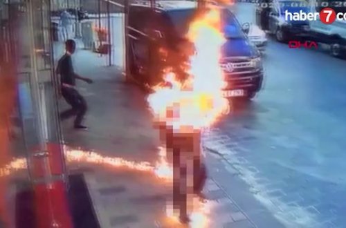 Qardaşının üzərinə kimyəvi maye tökərək yandırdı – VİDEO