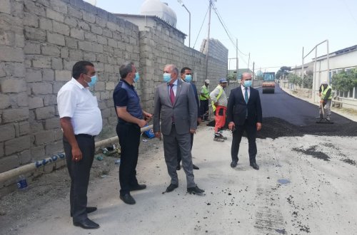 Suraxanıda genişmiqyaslı abadlıq-quruculuq işləri davam etdirilir - FOTOLAR
