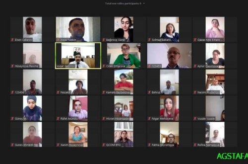 AĞSTAFA REGİONAL MƏDƏNİYYƏT İDARƏSİ NÖVBƏTİ VİDEOKONFRANSI 12 AVQUST BEYNƏLXALQ GƏNCLƏR GÜNÜNƏ HƏSR ETDİ