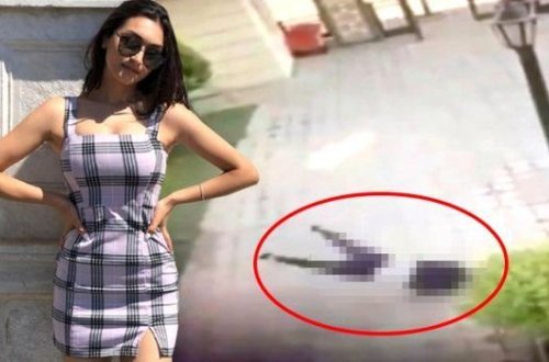 Sevgilisinin evinə gedən qız dördüncü mərtəbədən yerə düşdü – ANBAAN VİDEO