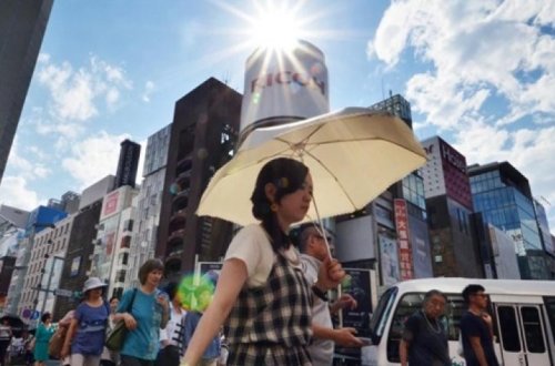В Японии зафиксирована рекордная температура