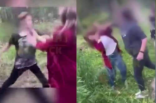 Gənclər 18 yaşlı qızı növbə ilə döydülər - VİDEO