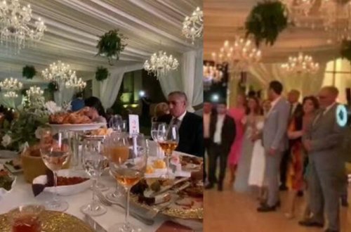 Zakir Qaralov da toyda olub