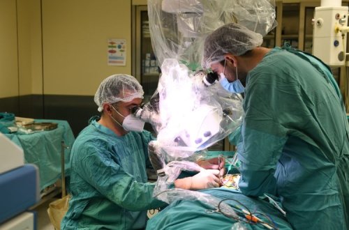 Heydər Əliyev Fondunun dəstəyi ilə eşitmə qüsurlu şəxslər üzərində koxlear implantasiya əməliyyatlarına başlanılıb - VİDEO