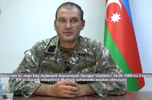 Saxlanılan erməni diversiya qrupunun komandiri danışdı - VİDEO