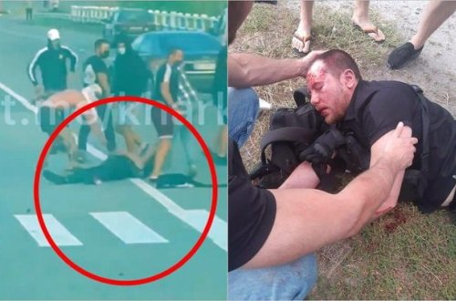 Avtobusa silahlı basqın və sərnişinin döyülməsi barədə şok görüntülər yayılıb - FOTO/VİDEO