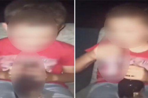 Azyaşlıya spirtli içki içirdib sosial mediada PAYLAŞDI - ViDEO