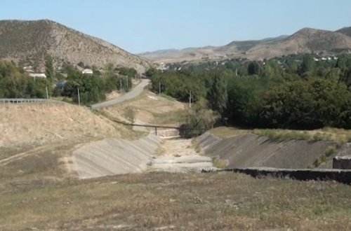 Ermənilərin maneə yaratdığı su anbarı