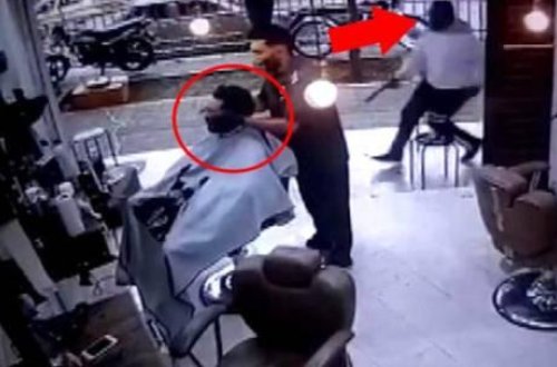 Bərbərxanadakı müştərini bu cür öldürdülər - QANDONDURAN HADİSƏ... + VİDEO