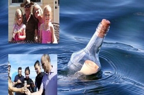 İçində insan qalıqları olan butulka okeanı qət edərək dostluğa səbəb oldu - FOTO-VİDEO