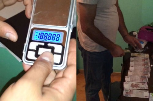 Xaçmazda “Fedya” ləqəbli narkotacir saxlanıldı - FOTO