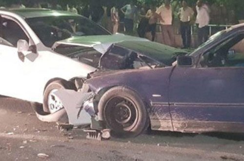 Göyçayda ağır qəza: 3 nəfər yaralanıb - FOTO