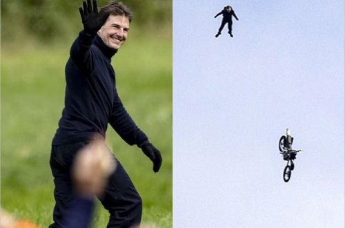 58 yaşlı Tom Kruz çəkiliş zamanı təhlükəli fəndi ilə hər kəsi təəccübləndirdi – FOTO/VİDEO