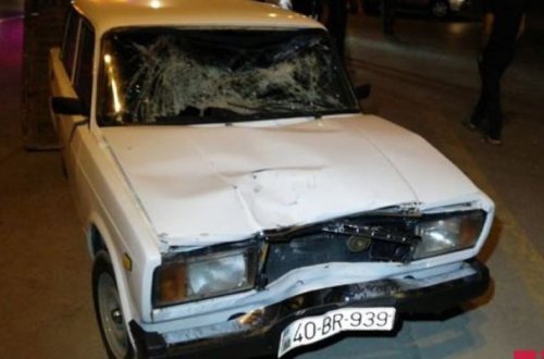На трассе Баку-Сумгайыт автомобиль насмерть сбил пешехода - ФОТО