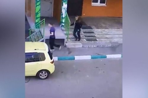 Rusiyalı “Boni və Klayd” konvoydan qaçdı – ANBAAN VİDEO