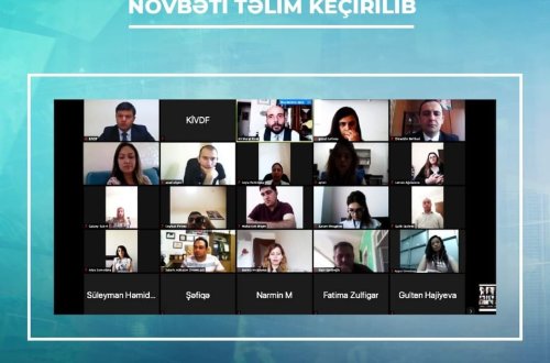 Jurnalistlər üçün onlayn formatda sayca ikinci təlim keçirilmişdir