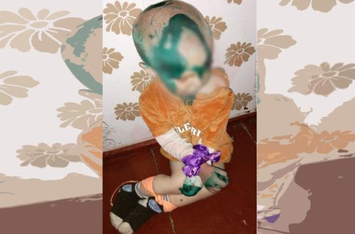 Rusiyada yaş yarımlıq uşağa işgəncə anları görənləri şoka saldı - FOTO/VİDEO