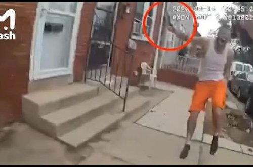 Протестующие в Пенсильвании забросали полицейский участок кирпичами - ВИДЕО