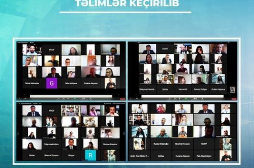 KİVDF-nin jurnalistlər üçün onlayn formatda təşkil etdiyi təlimlər sona çatıb