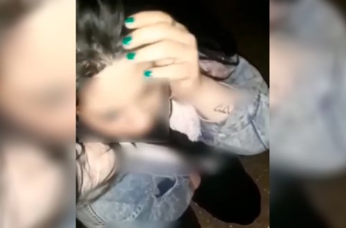 Bakı bulvarında oğlan nişanlısını diz çökdürərək cəzalandırdı – Polis hərəkətə keçdi - VİDEO