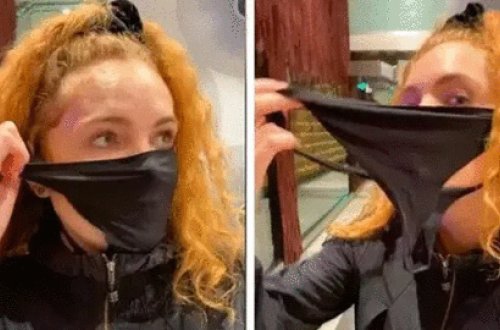 Aparıcıdan ŞOK HƏRƏKƏT: Alt paltarını maska “etdi” – VİDEO