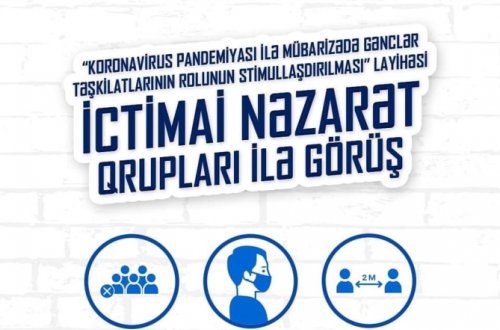 Koronavirus pandemiyası ilə mübarizədə gənclər təşkilatlarının rolu stimullaşdırılır