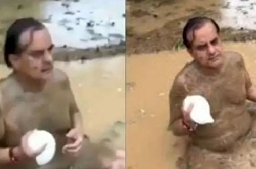 Deputat koronavirusdan sağalmaq üçün palçıq vannası qəbul etdi