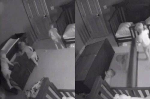 Yataq otağında dəhşət: Dolab aşdı, uşaqlar altında qaldı - FOTO/VİDEO