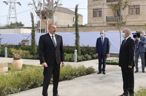 Suraxanı rayonunun Əmircan qəsəbəsində Murtuza Muxtarov adına park istifadəyə verilib