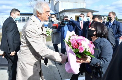 Sahibə Qafarova Rusiyaya rəsmi səfər edib