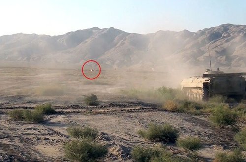 Müdafiə Nazirliyi təlimdən görüntülər yaydı - Video