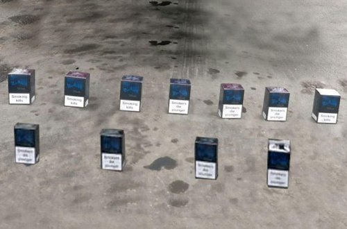 Gürcüstandan Azərbaycana külli miqdarda siqaret keçirənlər saxlanıldılar