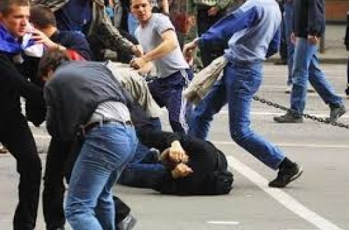 Bakıda kütləvi dava - Yaralılar var