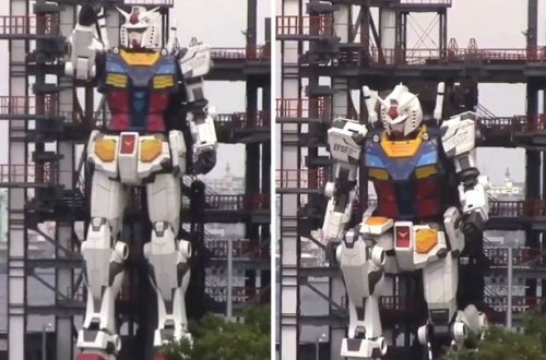 18 metr hündürlükdə insanabənzər döyüş robotu hazırlanıb - VİDEO