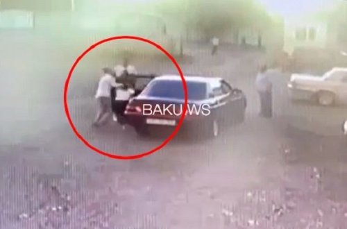 Azərbaycanda oğlan keçmiş sevgilisinə hücum etdi - ANBAAN VİDEO