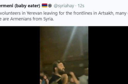 Erməni özünü ifşa etdi: Suriyadan gətirilən terrorçunun videosunu yaydı - FOTO