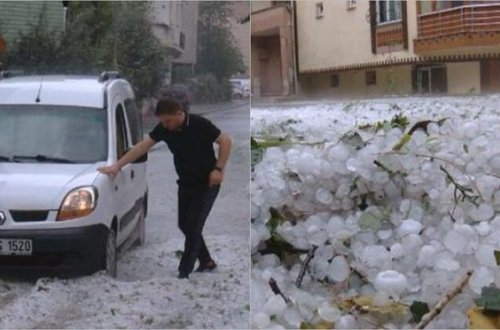 İstanbulu dolu vurdu - FOTO/VİDEO