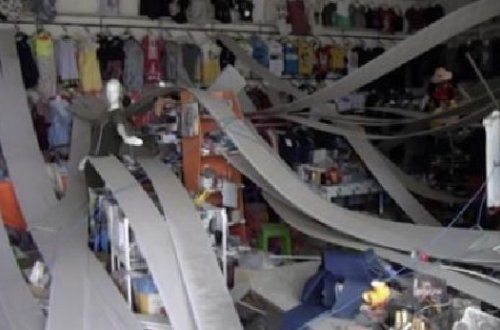 Tərtərdə daha bir mülki obyekt top atəşinə tutuldu - VİDEO