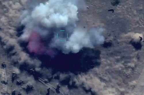 ONLARLA ERMƏNİ ƏSGƏRİ HAVADA: Düşmənin ehtiyat qüvvələri belə məhv edilib - VİDEO