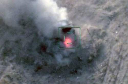 Düşmənə məxsus səkkiz “Qrad” yaylım atəşli reaktiv sistemini məhv edilib - VİDEO