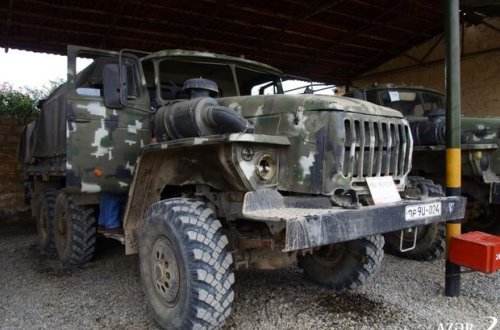 Ermənilərin daha bir texnikası ələ keçirildi - FOTO