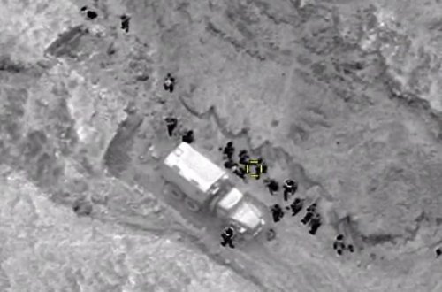 Düşmən qüvvə və vasitələrinin məhv edilməsinin görüntüləri - VİDEO