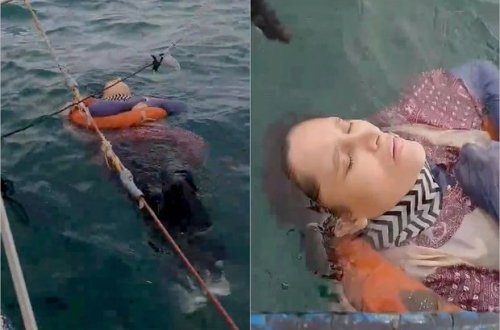 İki il əvvəl yoxa çıxan qadın dənizin ortasında tapıldı - FOTO/VİDEO