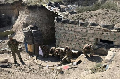 Təslim olmuş işğalçıların görüntüləri yayıldı - FOTO